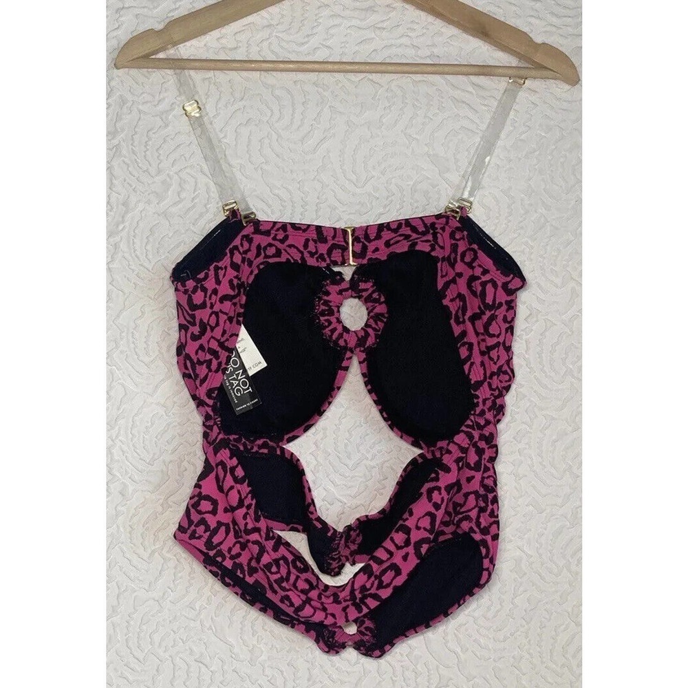 Fashion To Figure Women's Plus Size Bikini Swim TOP ONLY NWT SIZE OX/ X-LARGE - Picture 2 of 12